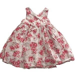CC Bates Infant Girls Sleeveless Floral Dress Size 18M